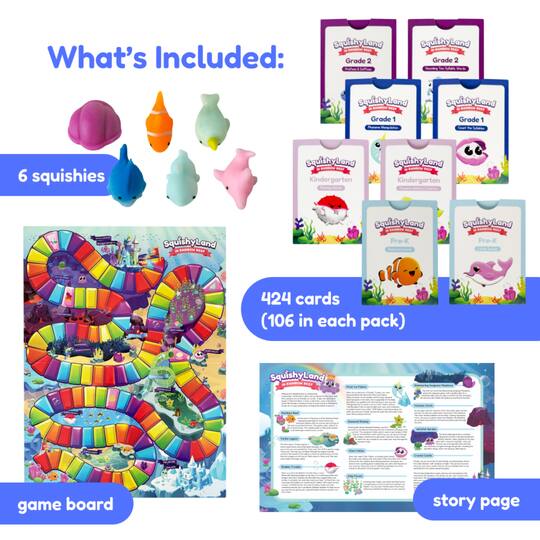 The Fidget Game SquishyLand Educational Game Set